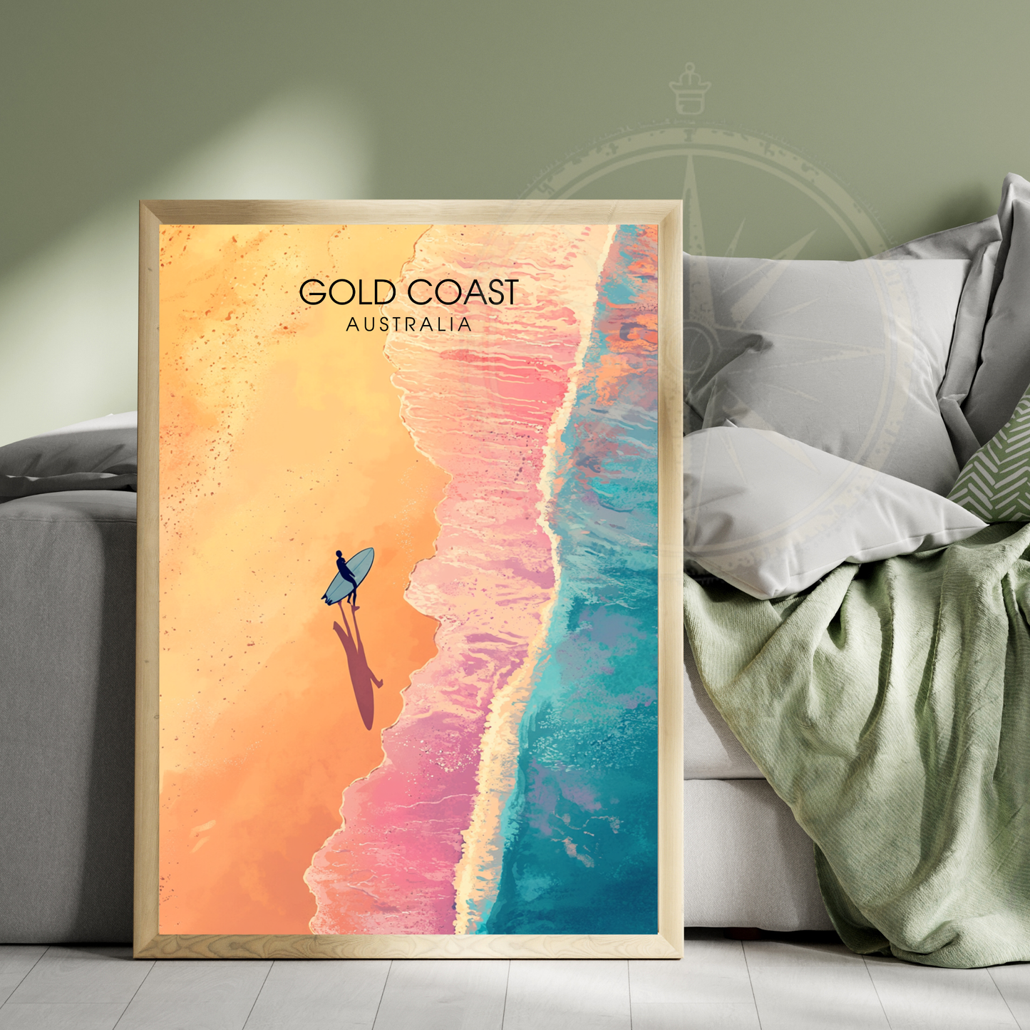 Affiche Côte d'Or | Poster Murale Australie | Affiche Australie
