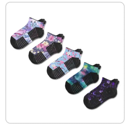 Revitalize Your Feet with Viasox 5-Pack Unisex Ankle Compression Socks - 14 Mmhg Support, Bamboo Blend Comfort, and All-Day Moisture-Wicking Relief