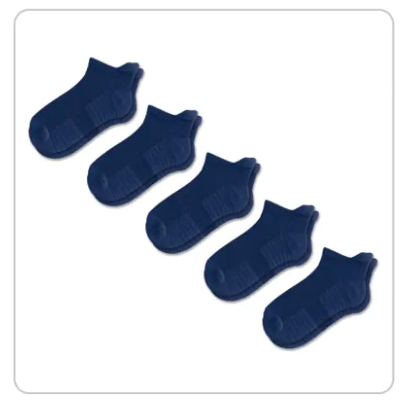 Revitalize Your Feet with Viasox 5-Pack Unisex Ankle Compression Socks - 14 Mmhg Support, Bamboo Blend Comfort, and All-Day Moisture-Wicking Relief