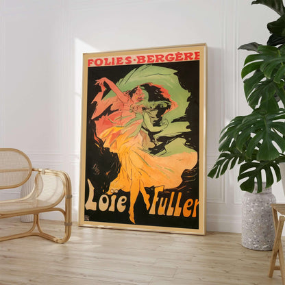 Jules Chéret Loïe Fuller Folies Bergère Vintage French Poster Print
