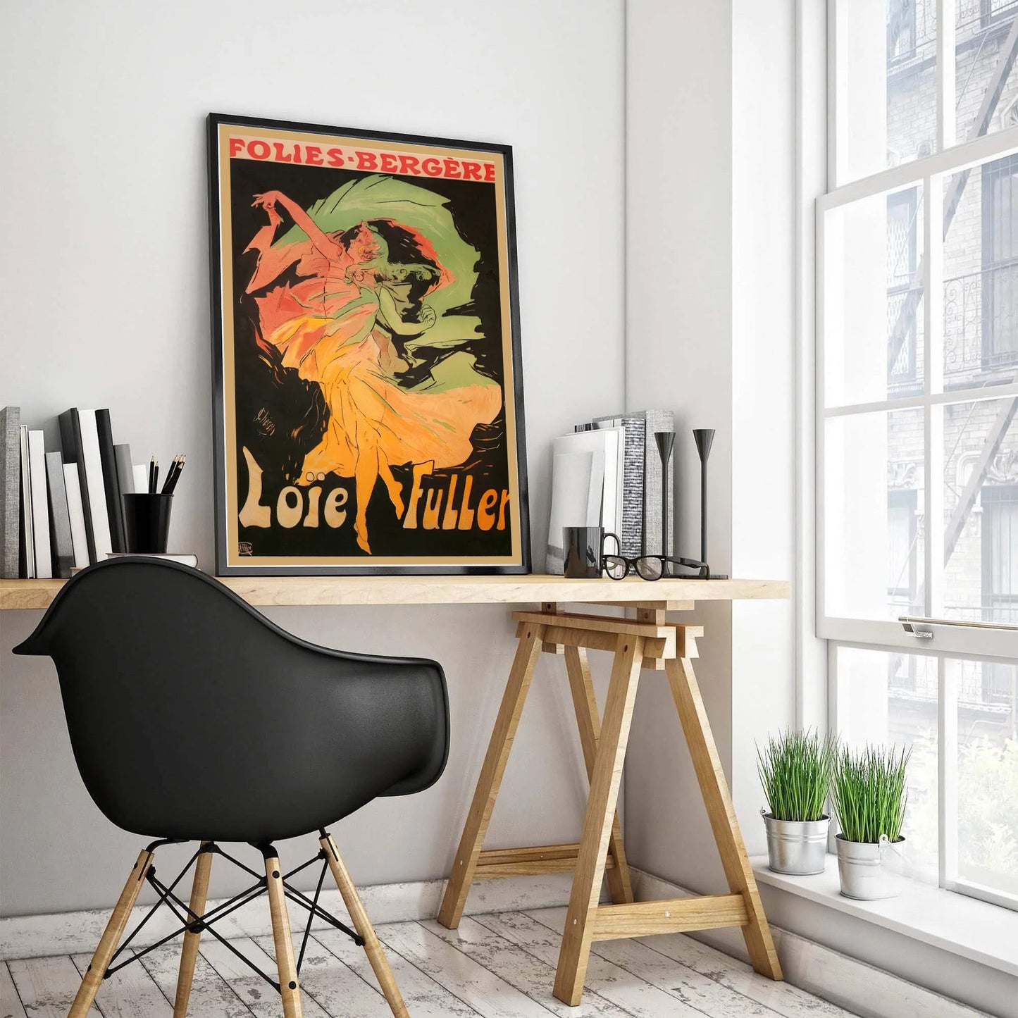 Jules Chéret Loïe Fuller Folies Bergère Vintage French Poster Print