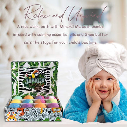 Bath Bombs for Kids with Surprise Inside, 12 Bubble Bath Fizzies with Toys
