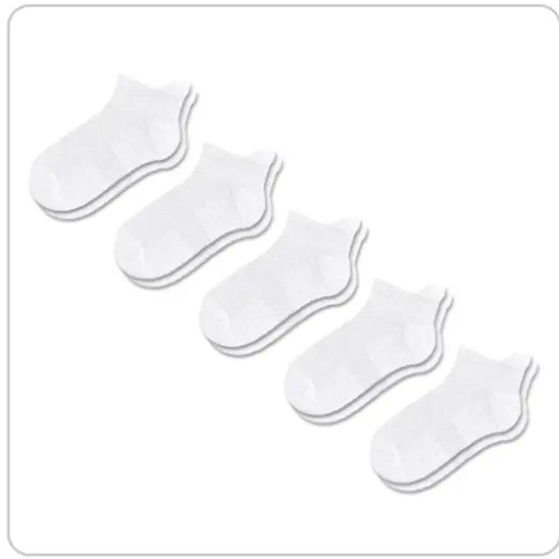 Revitalize Your Feet with Viasox 5-Pack Unisex Ankle Compression Socks - 14 Mmhg Support, Bamboo Blend Comfort, and All-Day Moisture-Wicking Relief