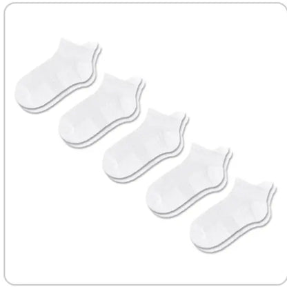 Revitalize Your Feet with Viasox 5-Pack Unisex Ankle Compression Socks - 14 Mmhg Support, Bamboo Blend Comfort, and All-Day Moisture-Wicking Relief