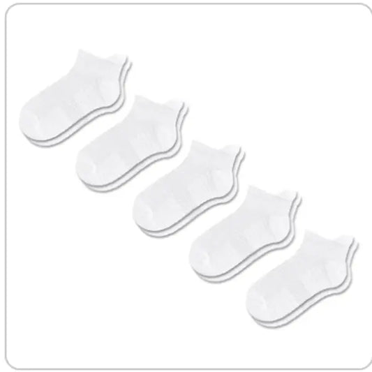 Revitalize Your Feet with Viasox 5-Pack Unisex Ankle Compression Socks - 14 Mmhg Support, Bamboo Blend Comfort, and All-Day Moisture-Wicking Relief