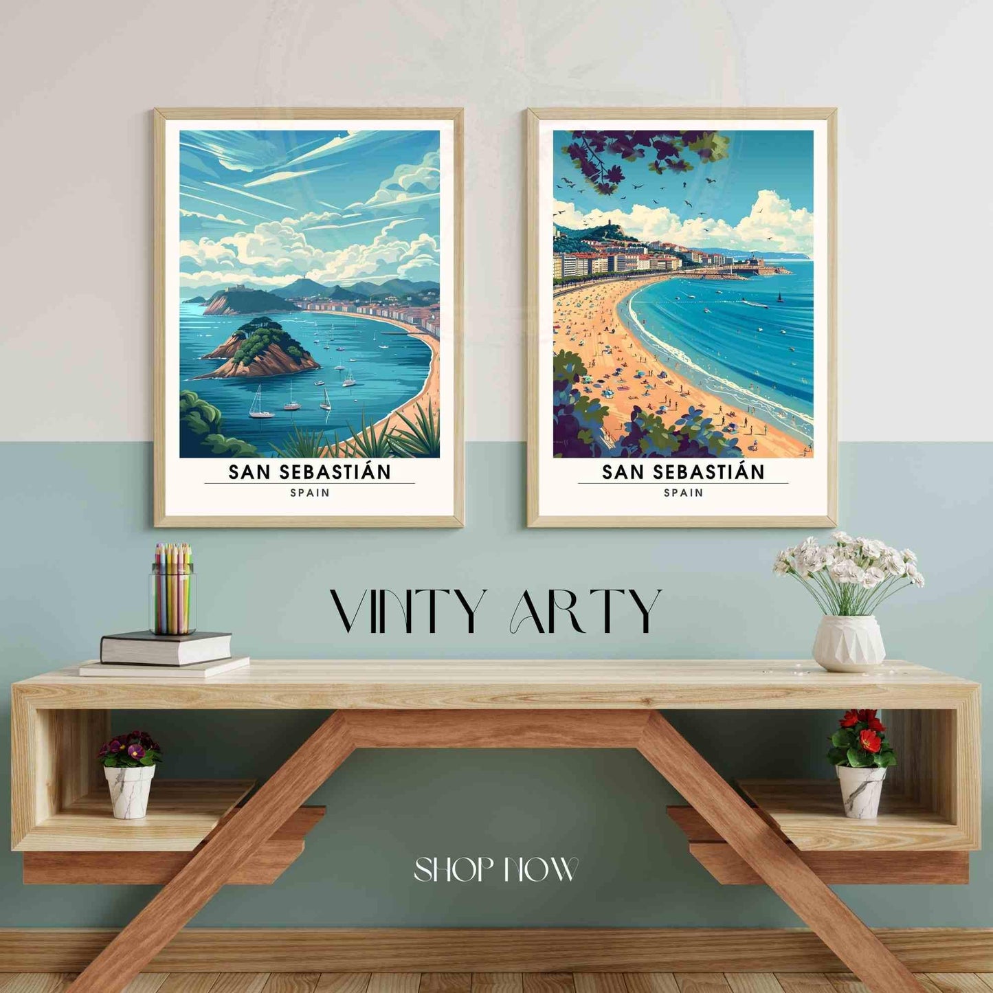Affiche Saint-Sébastien  | Impression Saint-Sébastien, Espagne