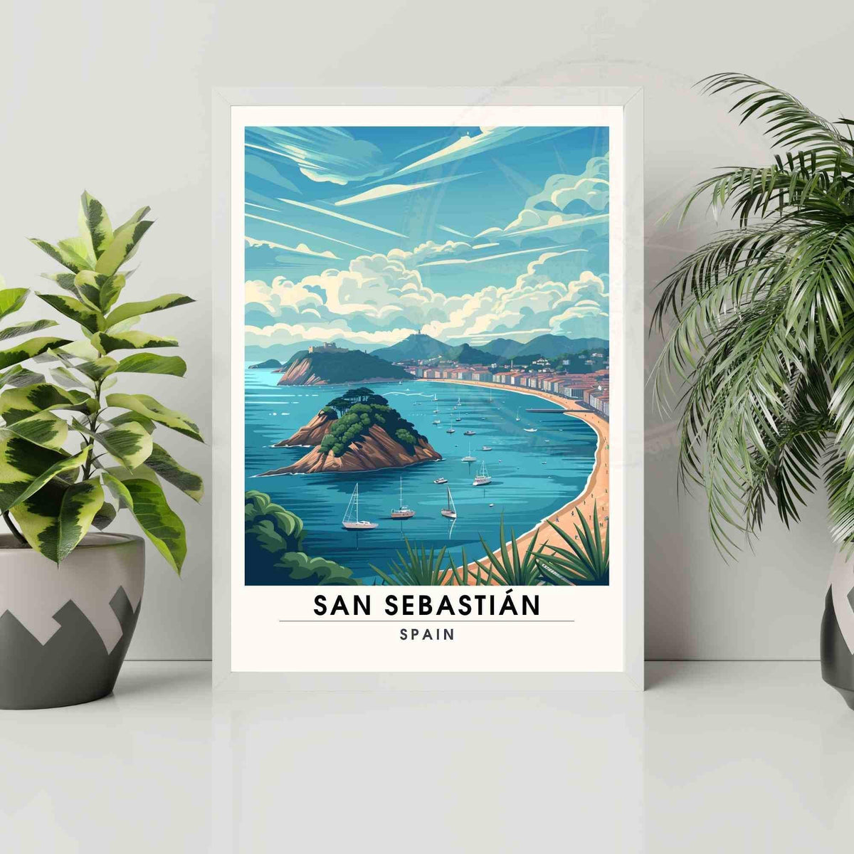 Affiche Saint-Sébastien  | Impression Saint-Sébastien, Espagne