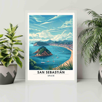 Affiche Saint-Sébastien  | Impression Saint-Sébastien, Espagne
