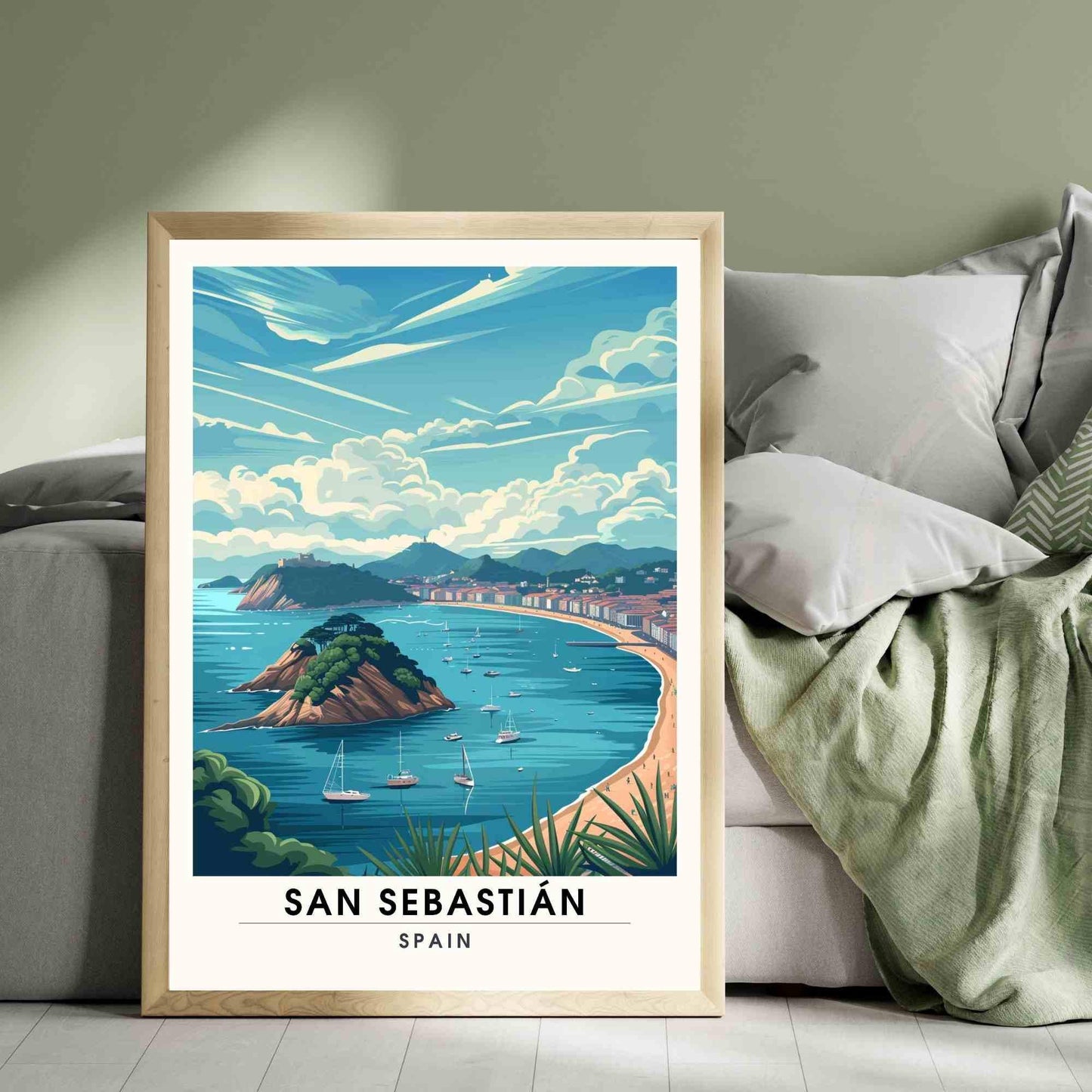 Affiche Saint-Sébastien  | Impression Saint-Sébastien, Espagne